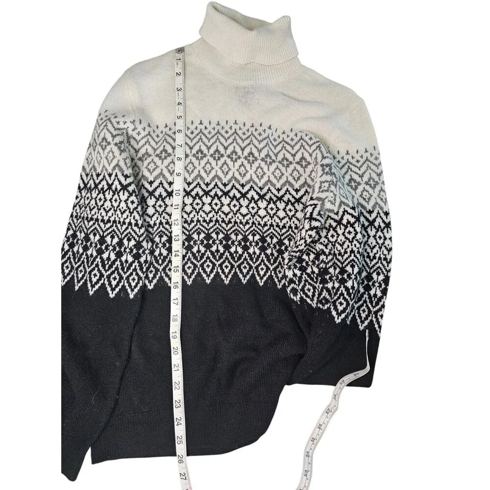 H&M Black Gray And White Men's Sweater Sz M
